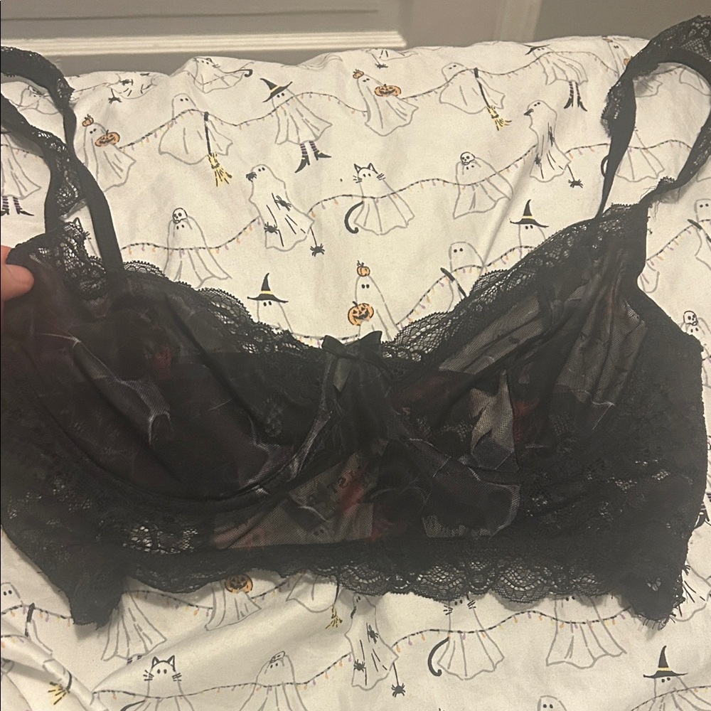 Elegant Black Lace Bralette